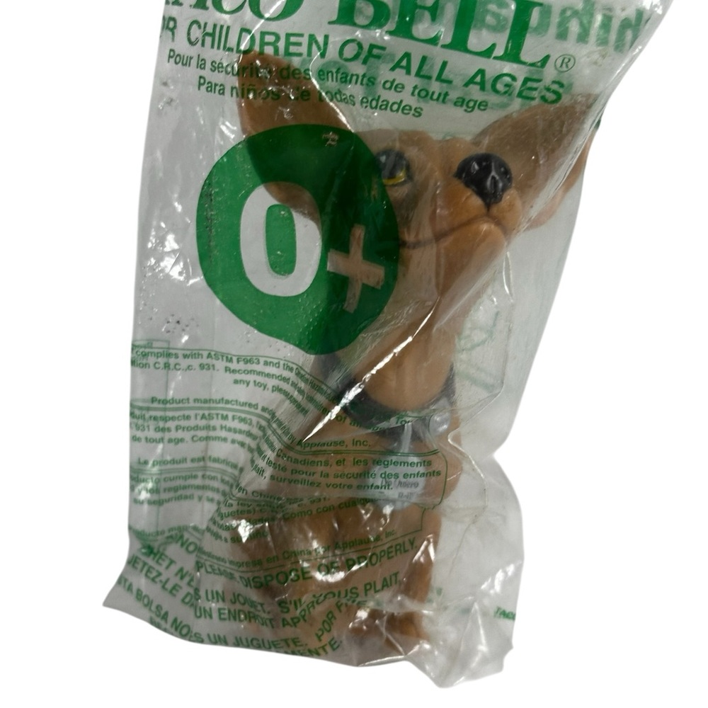 Vintage Sealed Taco Bell Chihuahua Gidget Plastic Kid’s Meal Toy (Yo Quiero Taco - Picture 6 of 9